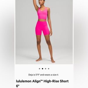 lululemon Align™ High-Rise Short 6"
